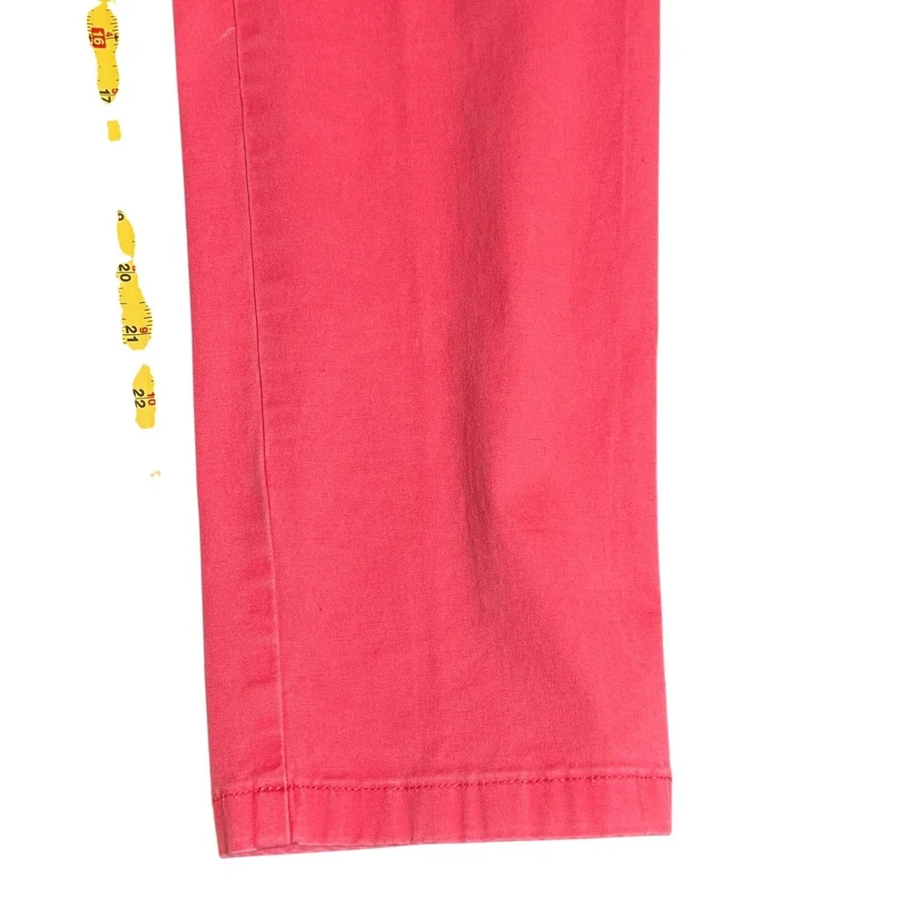 Vineyard‎ Vines Breaker Pants Mens 35x30 Coral Pink Cotton Stretch Chinos